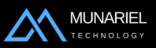 blue black minimal initial letter company technology logo